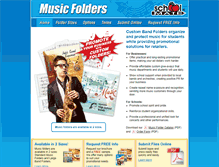 Tablet Screenshot of music-folders.com